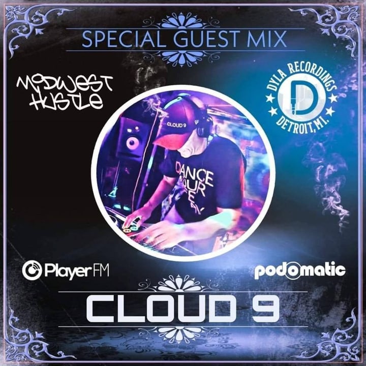Cover artwork for the Cloud 9 Midwest Hustle guest mix